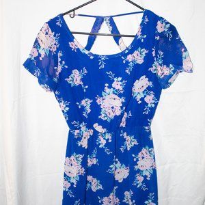 Charlotte Russe Blue Floral Dress